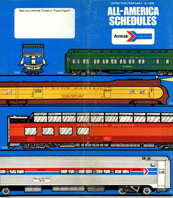 Amtrak Timetable Charts