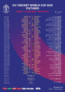 Cricket World Cup On Twitter World Cup Fixtures World Cup Schedule