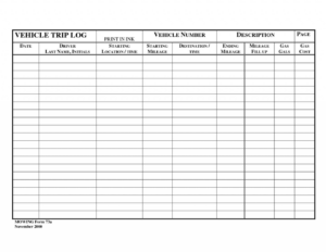 Driver Schedule Spreadsheet Db excel