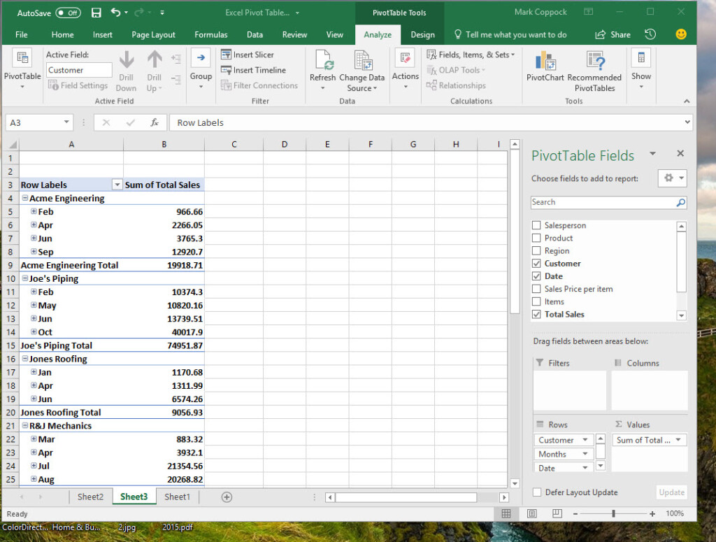 How To Create A Pivot Table In Excel To Slice And Dice Your Data 21248 