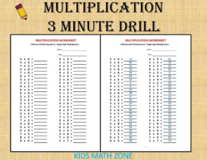 Kumon Times Tables Chart Free Printable