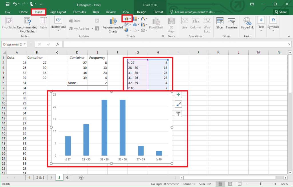 Make A Histogram In Excel Rettotal