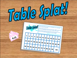 Table Splat Times Tables Game Teaching Resources